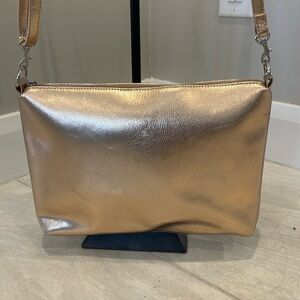 Candie’s brand rose gold crossbody purse bag 12.5” x 9” x 1.5”